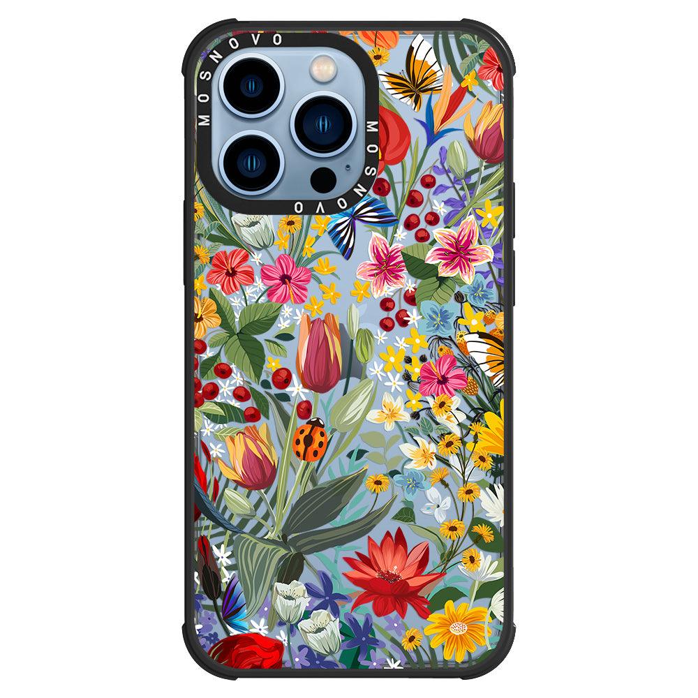 In The Garden Phone Case - iPhone 13 Pro Case - MOSNOVO