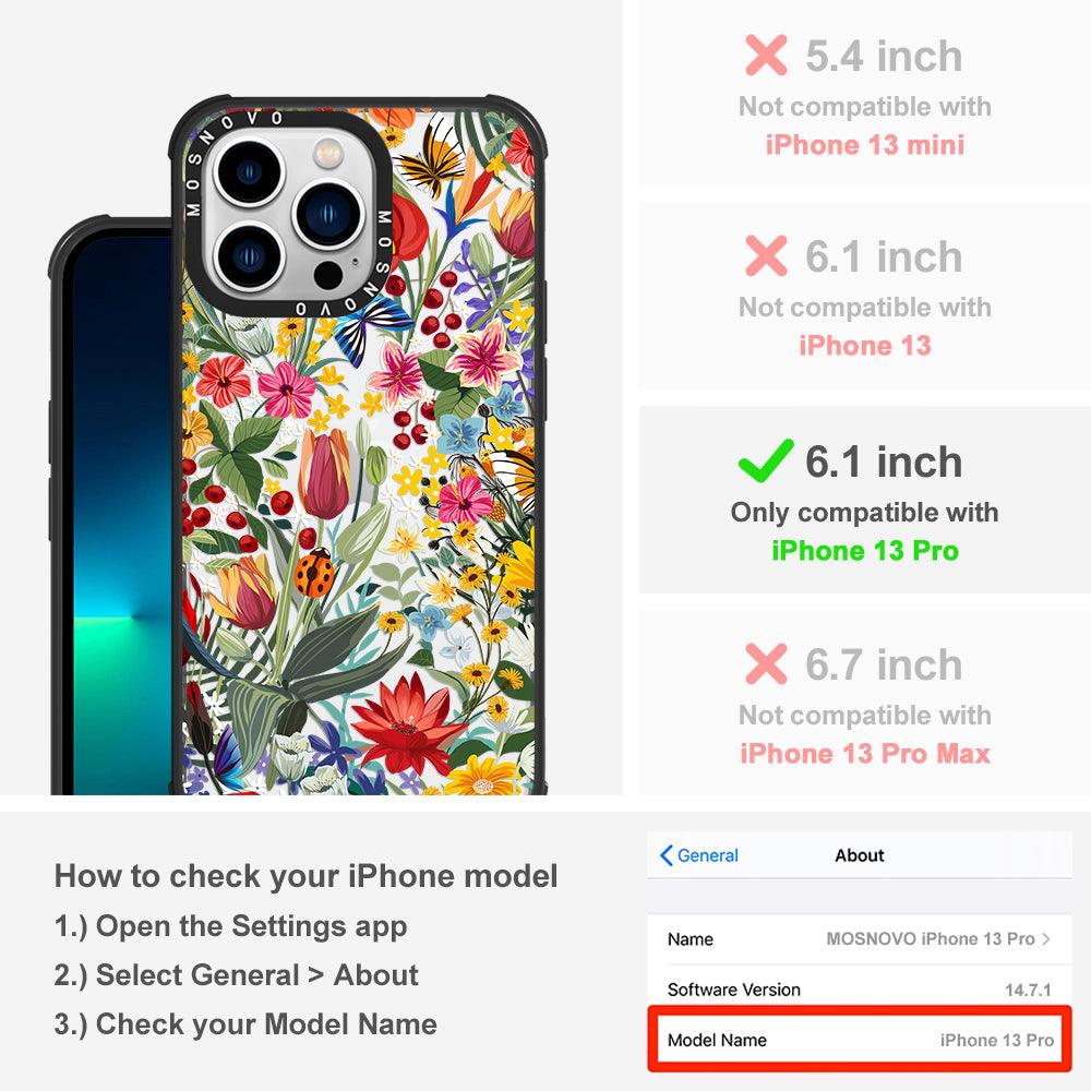 In The Garden Phone Case - iPhone 13 Pro Case - MOSNOVO