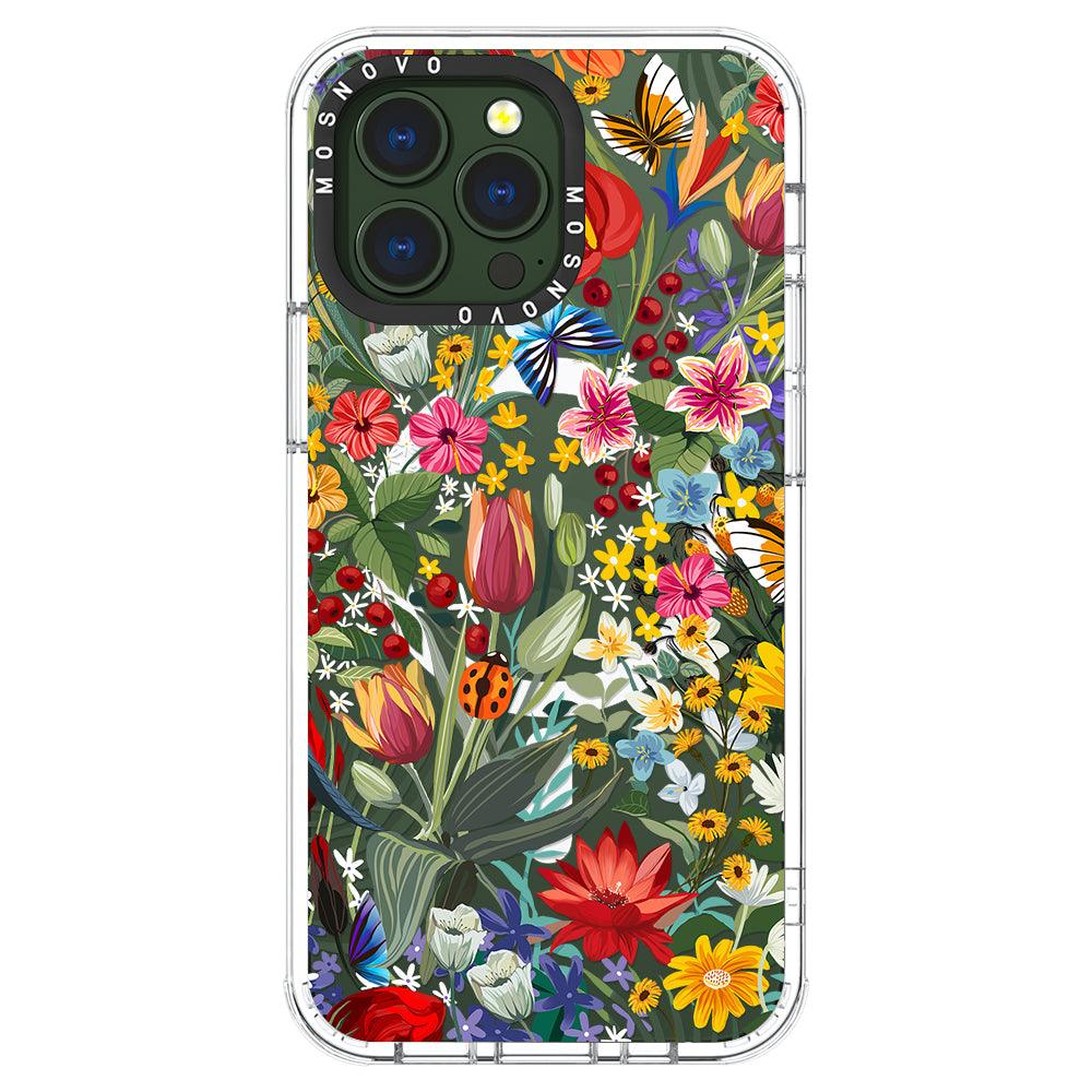 In The Garden Phone Case - iPhone 13 Pro Case - MOSNOVO