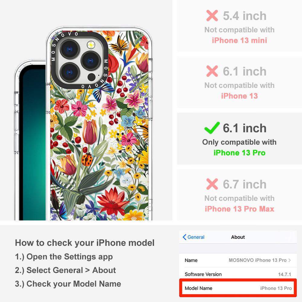 In The Garden Phone Case - iPhone 13 Pro Case - MOSNOVO