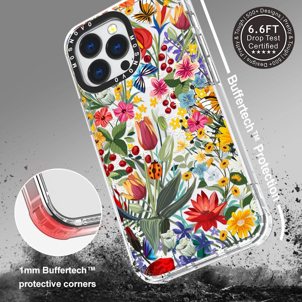 In The Garden Phone Case - iPhone 13 Pro Case - MOSNOVO