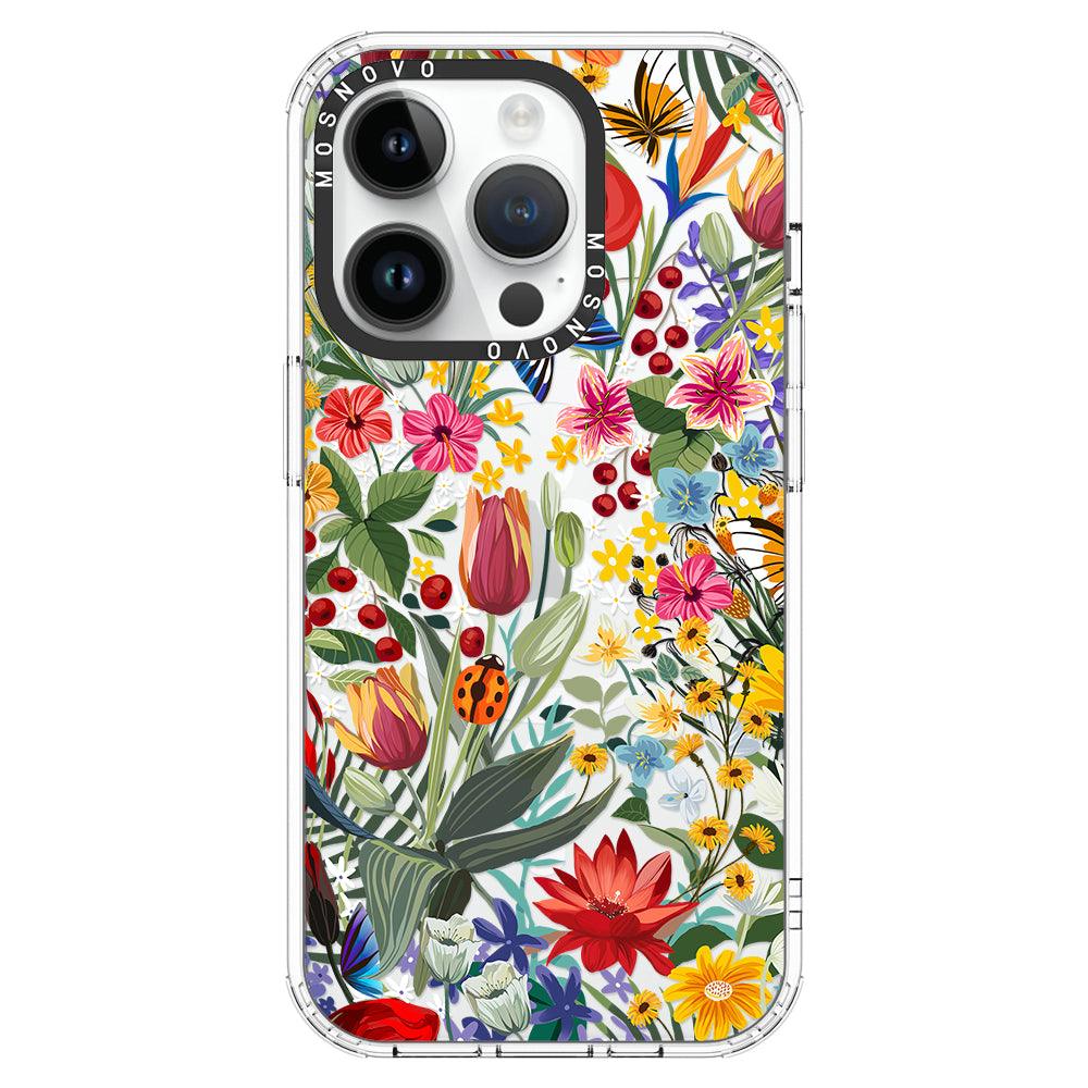 In The Garden Phone Case - iPhone 14 Pro Case - MOSNOVO