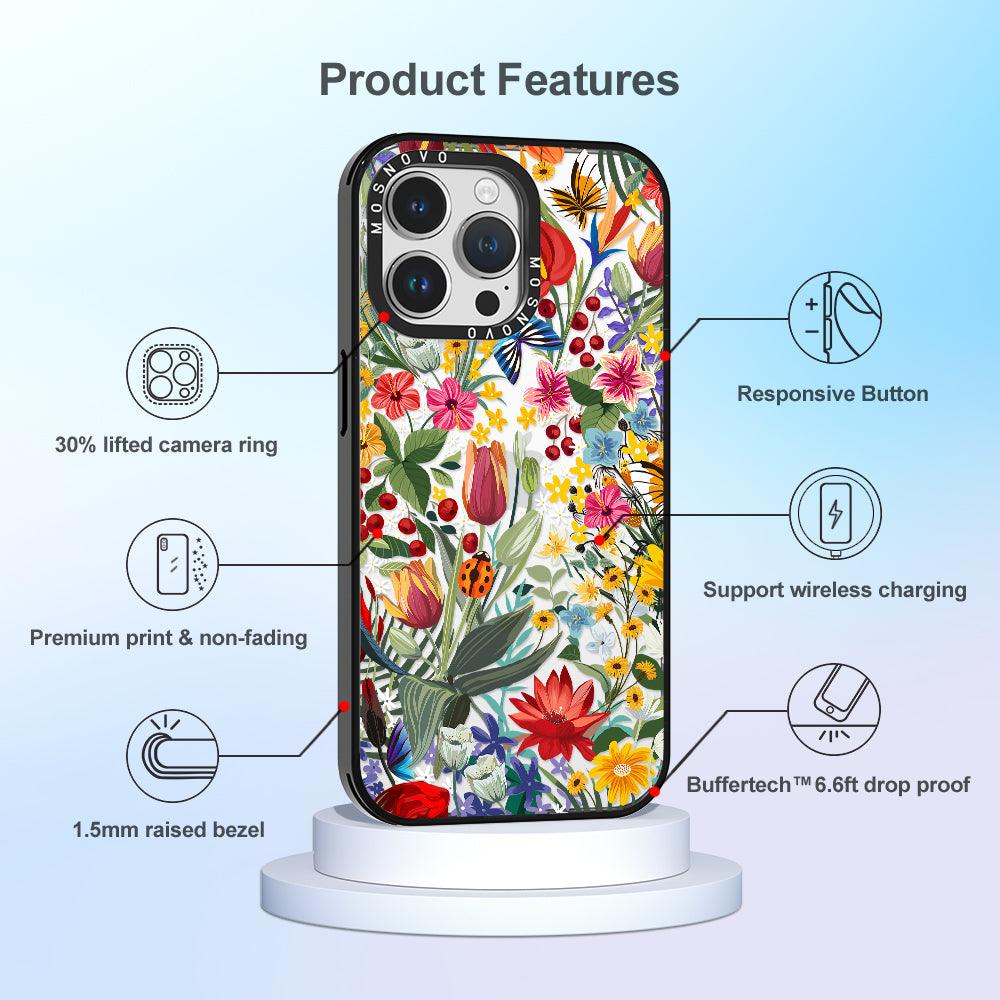 In The Garden Phone Case - iPhone 14 Pro Max Case - MOSNOVO