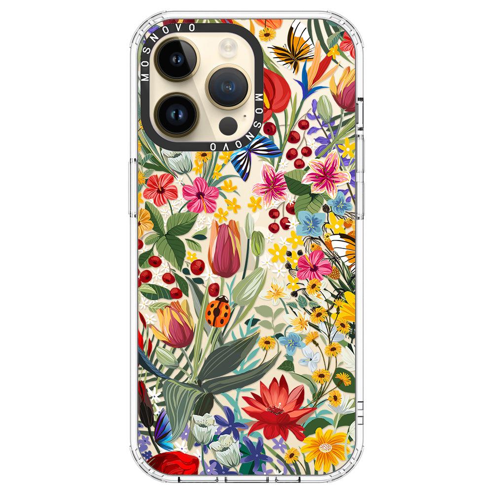 In The Garden Phone Case - iPhone 14 Pro Max Case - MOSNOVO