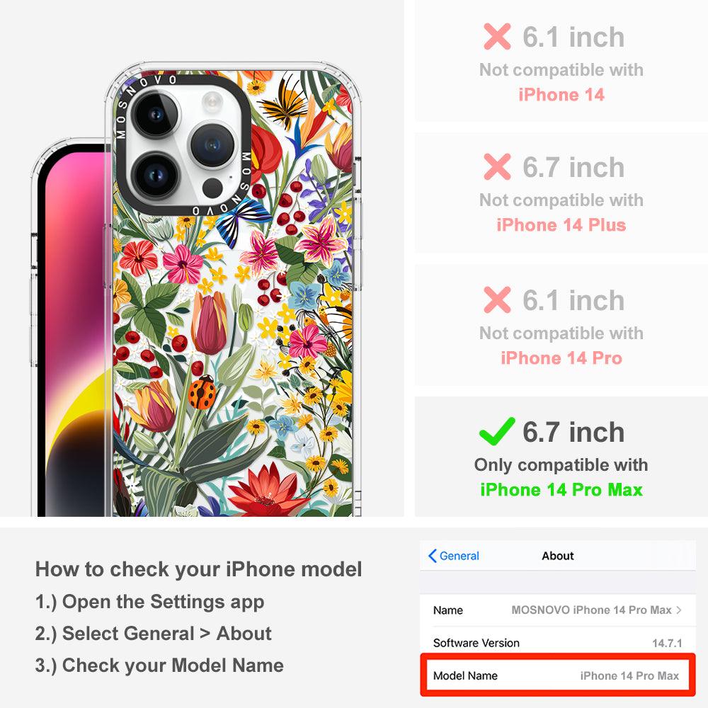 In The Garden Phone Case - iPhone 14 Pro Max Case - MOSNOVO