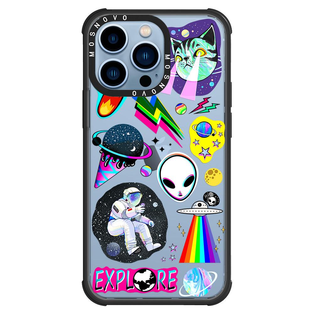 Sci-Fi Stickers Phone Case - iPhone 13 Pro Case - MOSNOVO