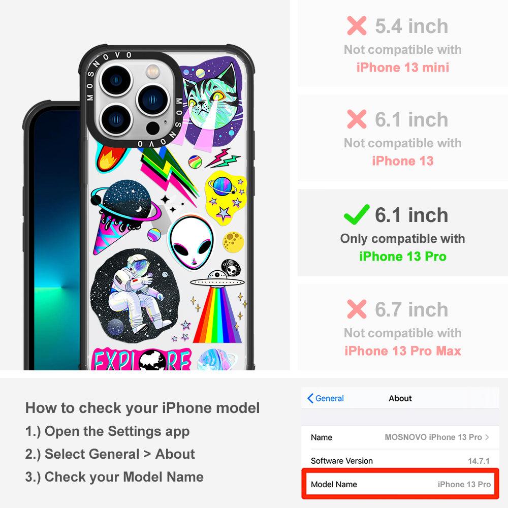 Sci-Fi Stickers Phone Case - iPhone 13 Pro Case - MOSNOVO