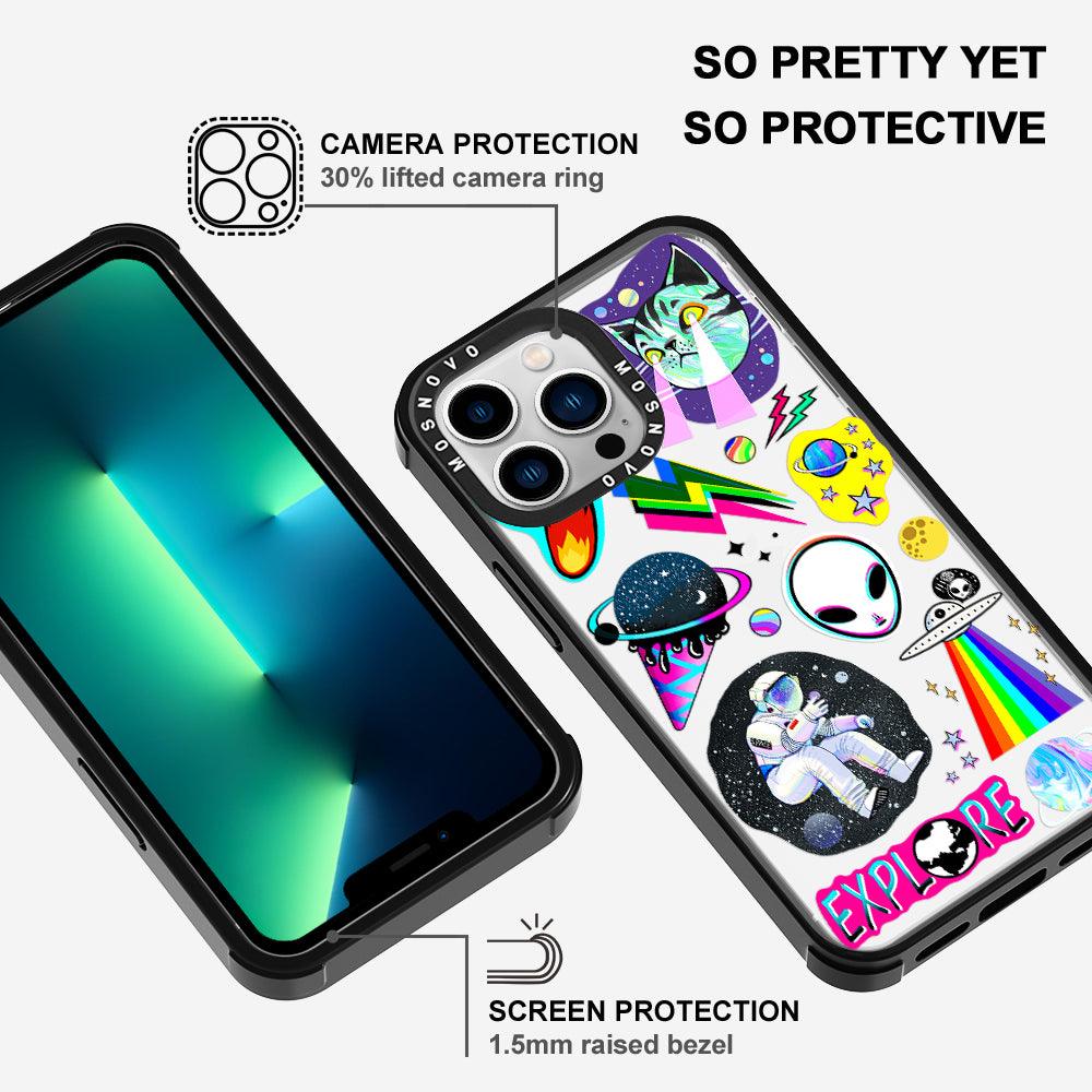 Sci-Fi Stickers Phone Case - iPhone 13 Pro Case - MOSNOVO