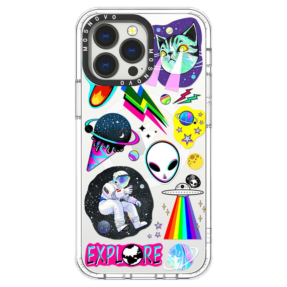 Sci-Fi Stickers Phone Case - iPhone 13 Pro Case - MOSNOVO