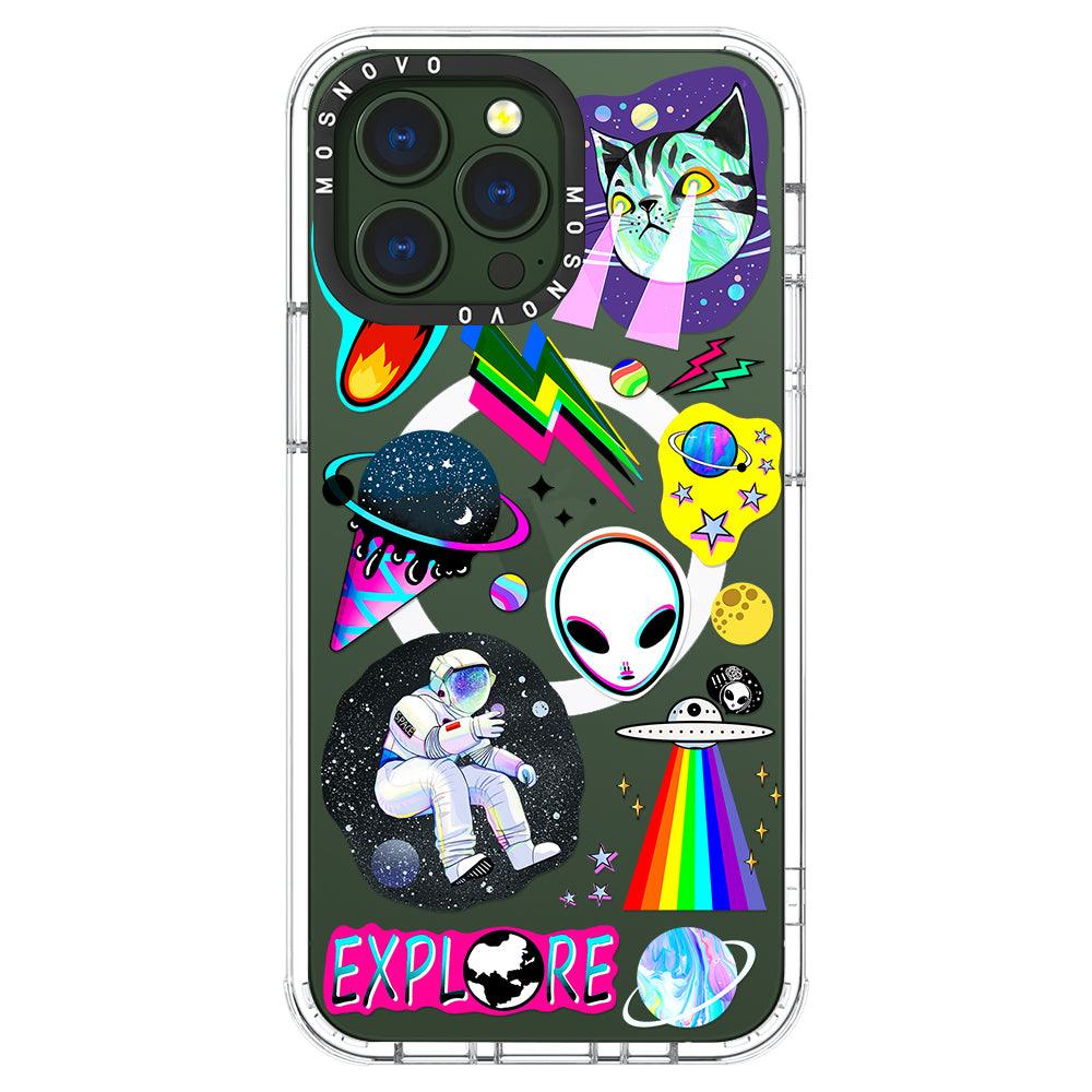 Sci-Fi Stickers Phone Case - iPhone 13 Pro Case - MOSNOVO