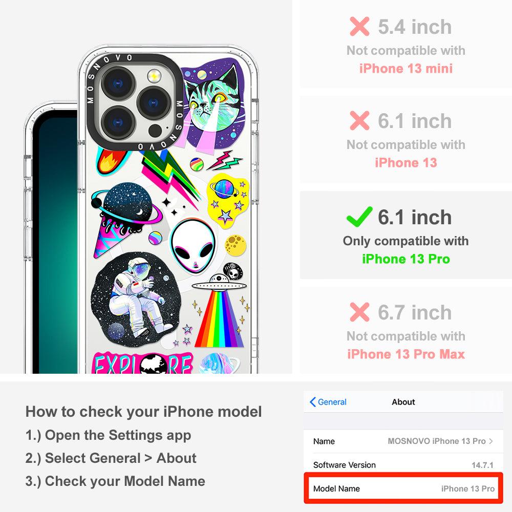 Sci-Fi Stickers Phone Case - iPhone 13 Pro Case - MOSNOVO