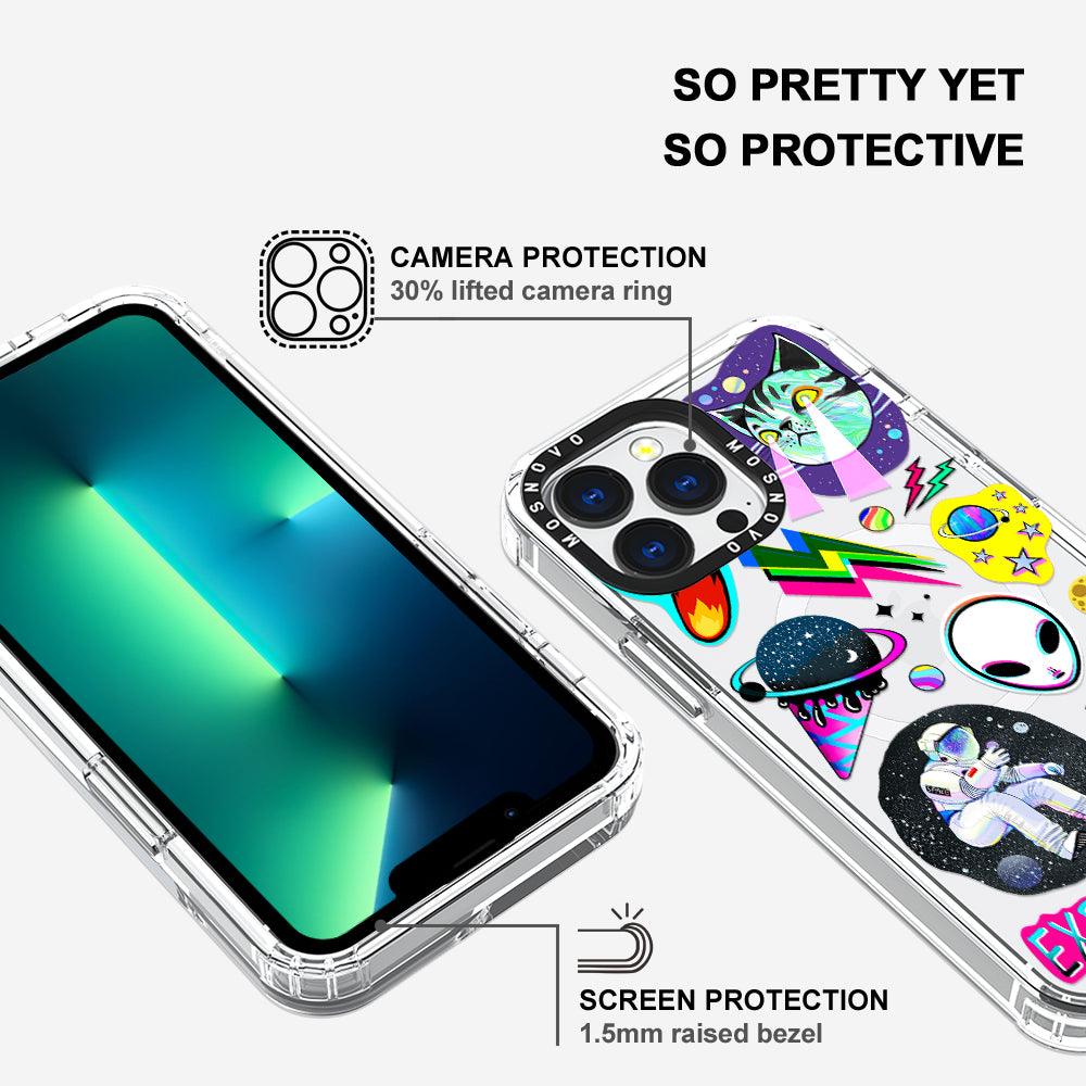 Sci-Fi Stickers Phone Case - iPhone 13 Pro Case - MOSNOVO