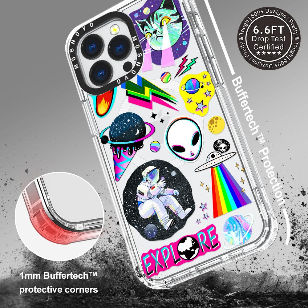 Sci-Fi Stickers Phone Case - iPhone 13 Pro Case - MOSNOVO