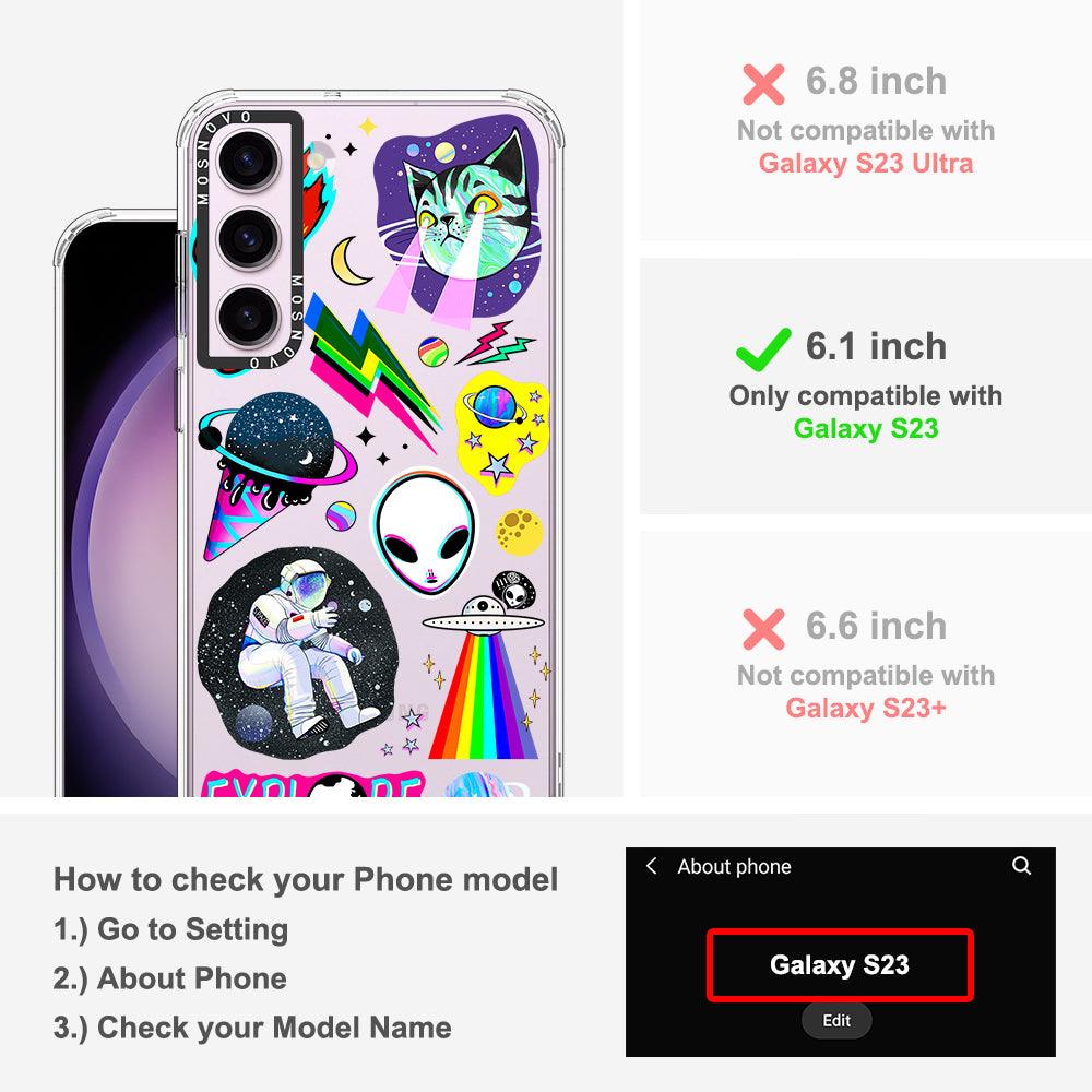 In The Space Phone Case - Samsung Galaxy S23 Case - MOSNOVO