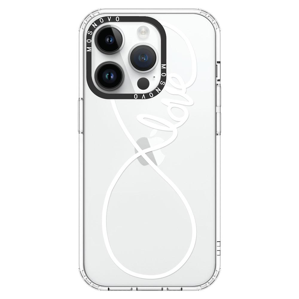 Infinity Love Phone Case - iPhone 14 Pro Case - MOSNOVO