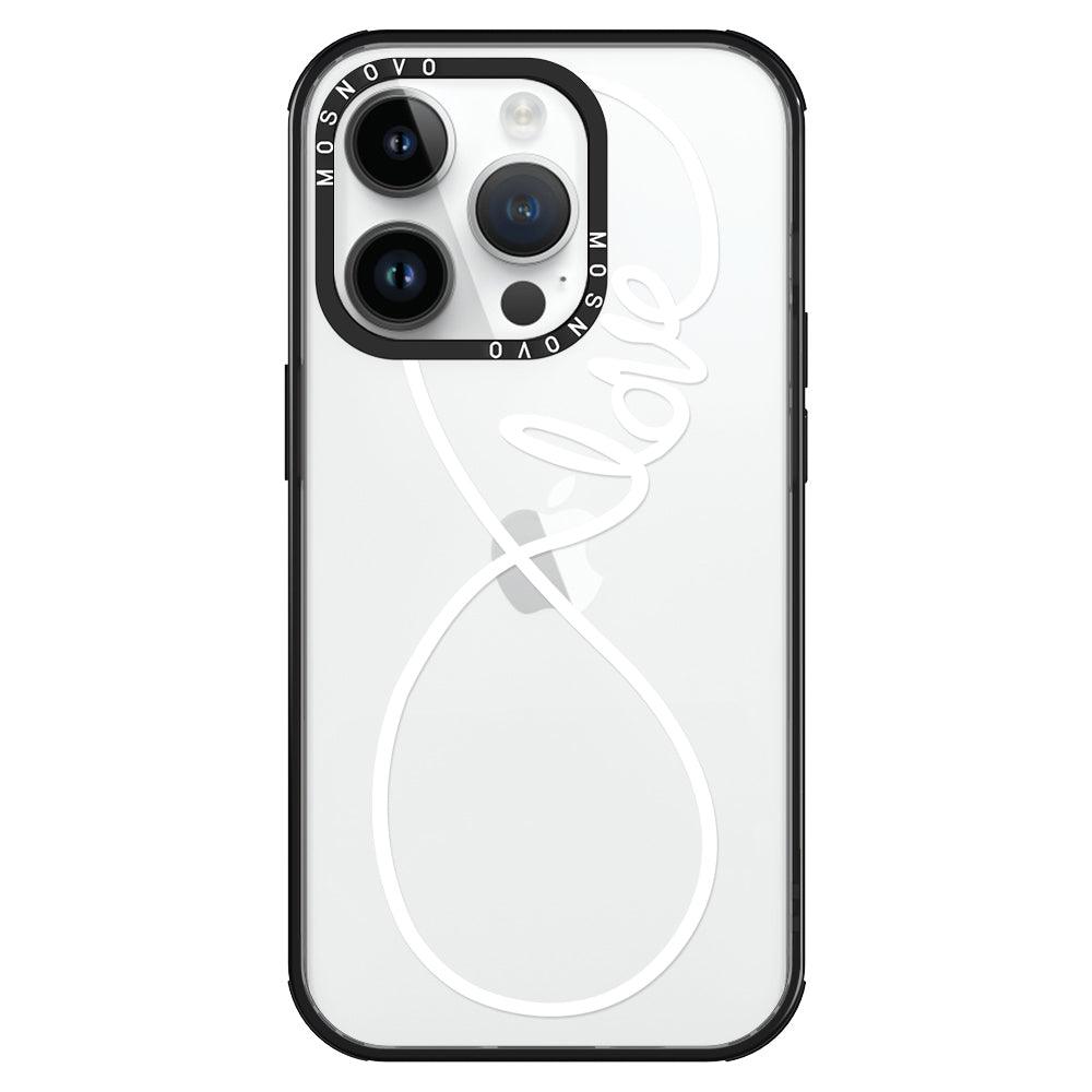 Infinity Love Phone Case - iPhone 14 Pro Case - MOSNOVO