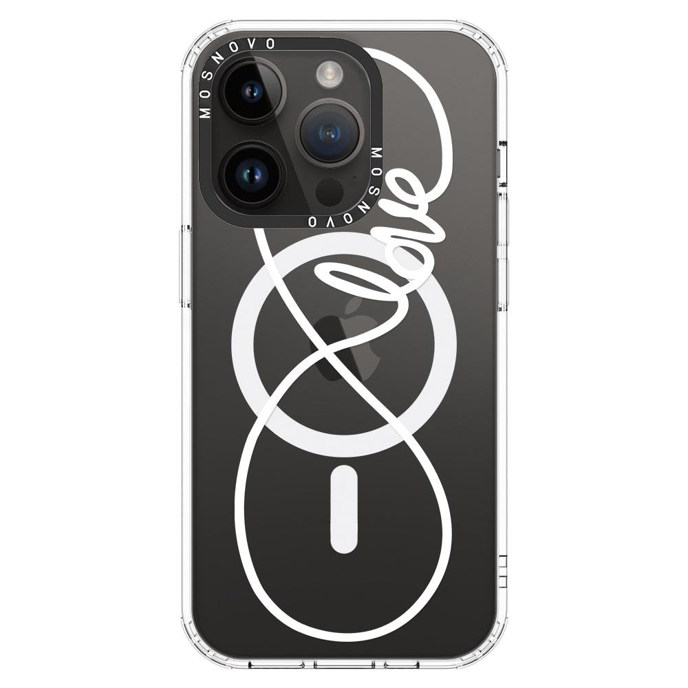 Infinity Love Phone Case - iPhone 14 Pro Case - MOSNOVO