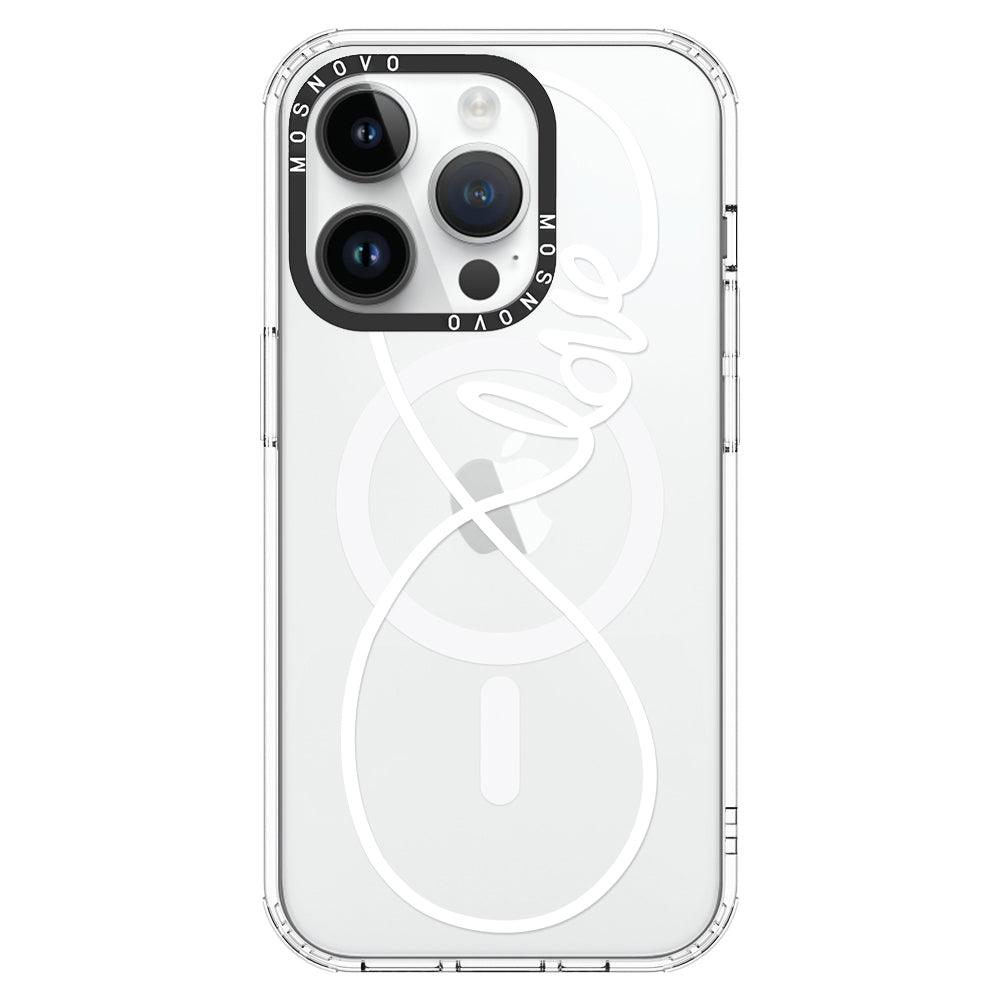 Infinity Love Phone Case - iPhone 14 Pro Case - MOSNOVO