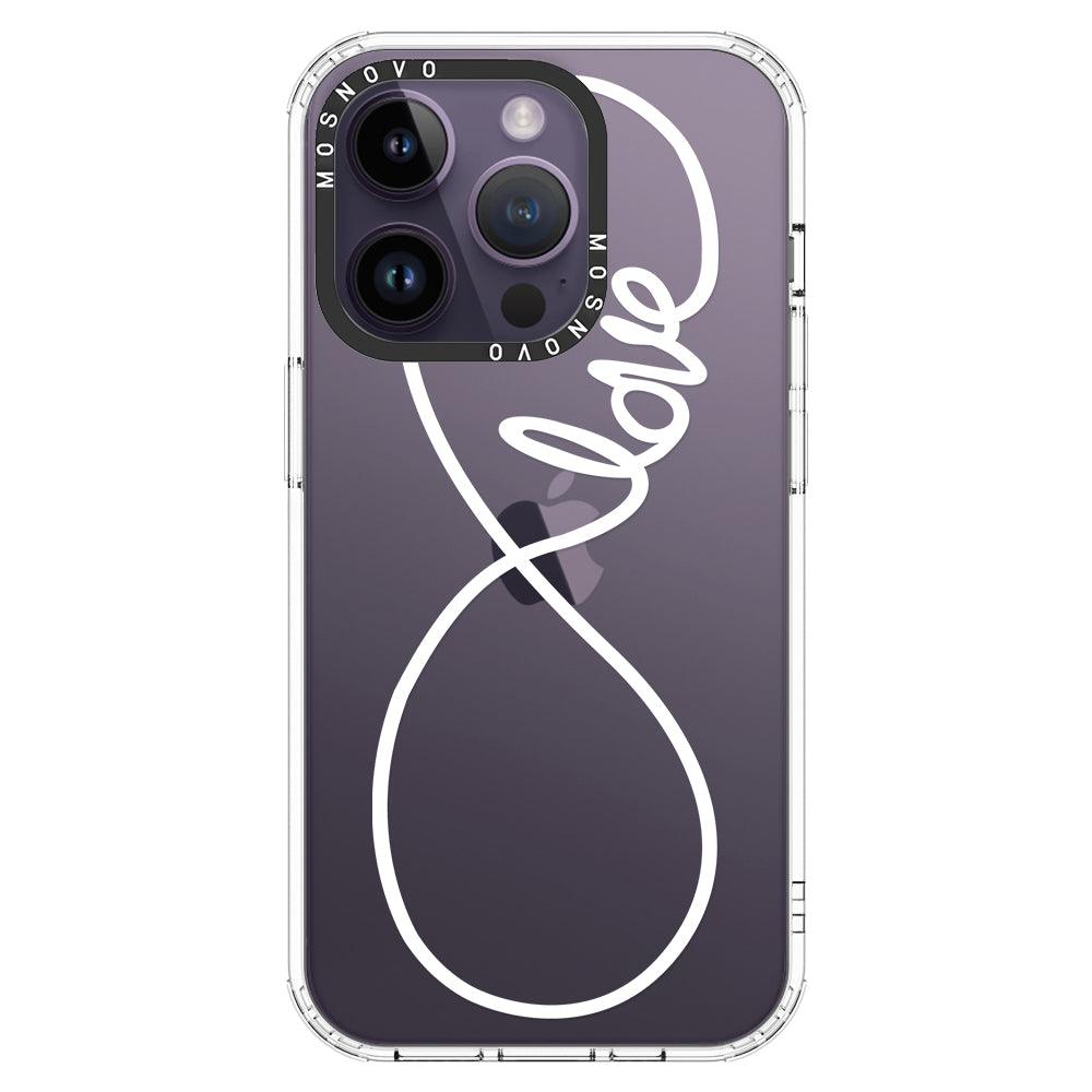 Infinity Love Phone Case - iPhone 14 Pro Case - MOSNOVO