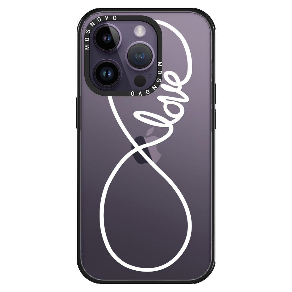 Infinity Love Phone Case - iPhone 14 Pro Case - MOSNOVO