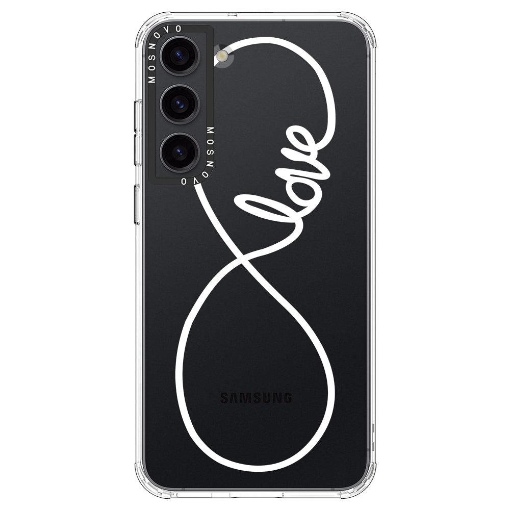 Infinity Love Phone Case - Samsung Galaxy S23 Case - MOSNOVO