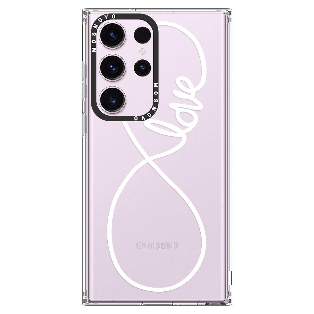 Infinity Love Phone Case - Samsung Galaxy S23 Ultra Case - MOSNOVO