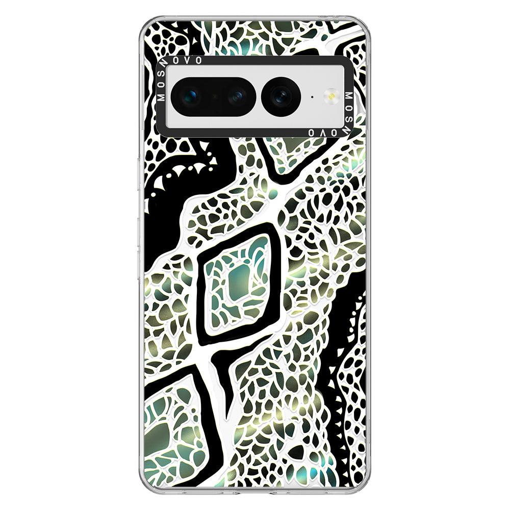 Jade Snake Phone Case - Google Pixel 7 Pro Case - MOSNOVO