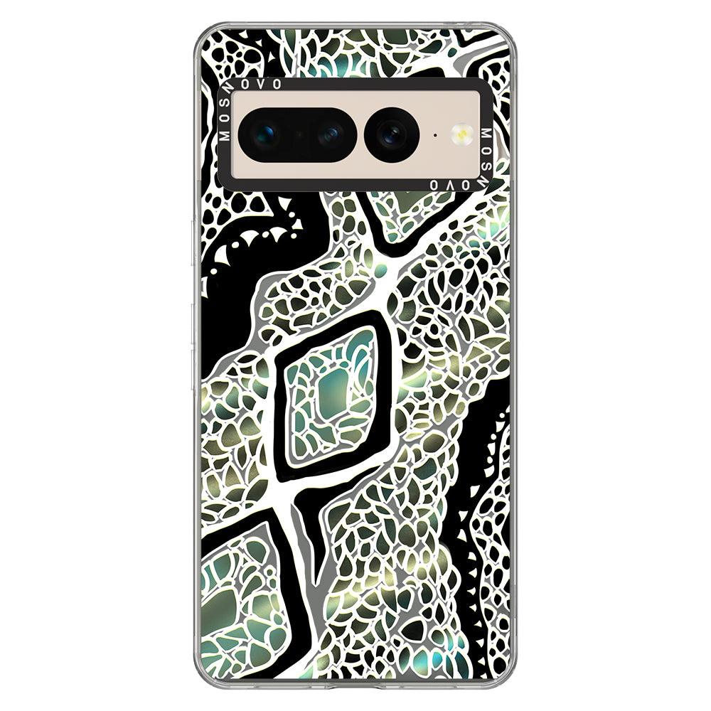 Jade Snake Phone Case - Google Pixel 7 Pro Case - MOSNOVO