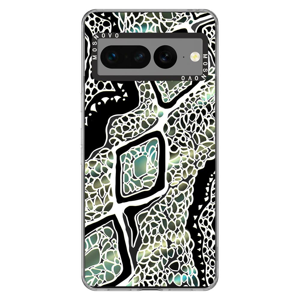 Jade Snake Phone Case - Google Pixel 7 Pro Case - MOSNOVO