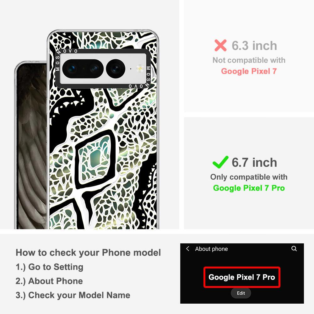 Jade Snake Phone Case - Google Pixel 7 Pro Case - MOSNOVO