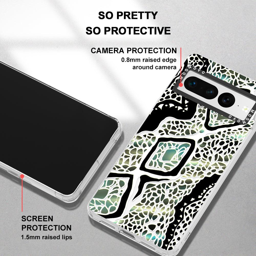 Jade Snake Phone Case - Google Pixel 7 Pro Case - MOSNOVO