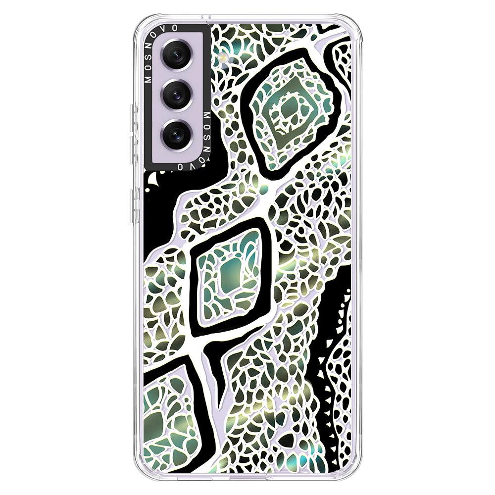 Jade Snake Phone Case - Samsung Galaxy S21 FE Case - MOSNOVO