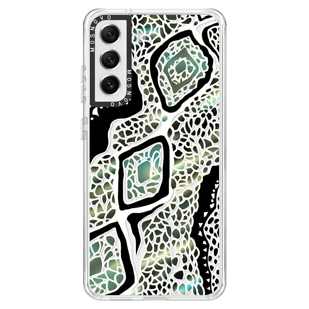 Jade Snake Phone Case - Samsung Galaxy S21 FE Case - MOSNOVO