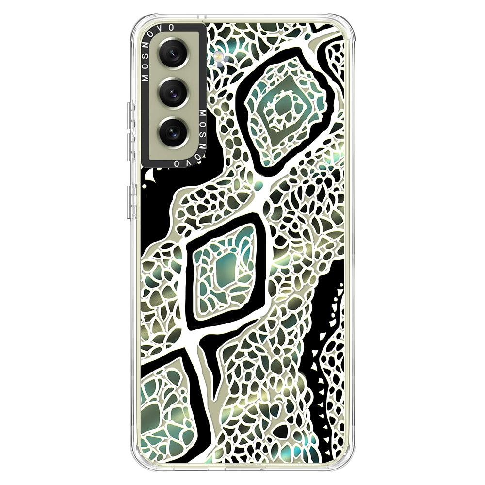 Jade Snake Phone Case - Samsung Galaxy S21 FE Case - MOSNOVO