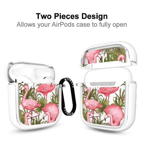 Jungle Flamingo - AirPods 1/2 Case - MOSNOVO