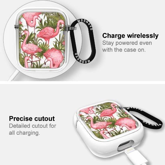 Jungle Flamingo - AirPods 1/2 Case - MOSNOVO