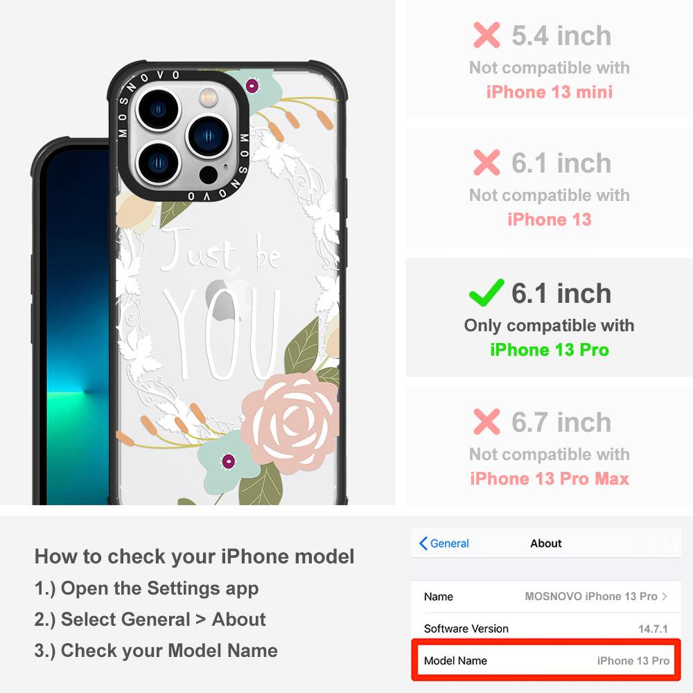 Just Be You Phone Case - iPhone 13 Pro Case - MOSNOVO