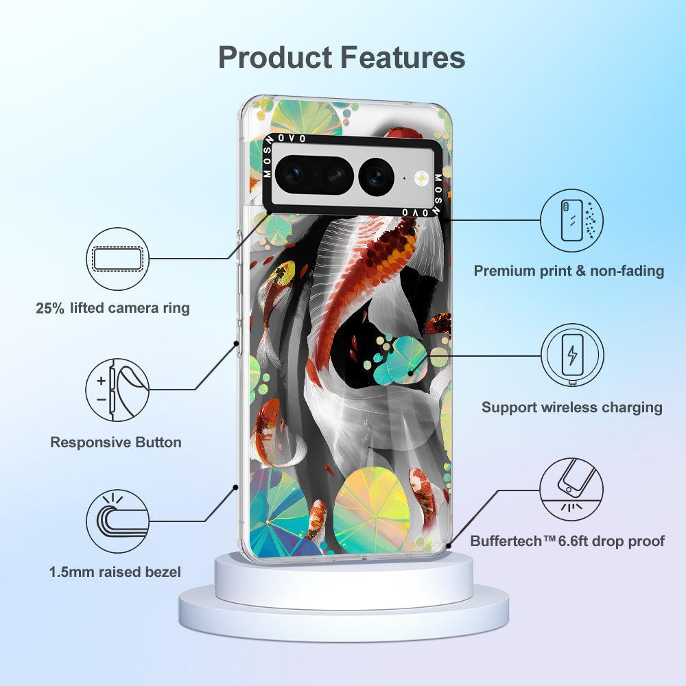 Koi Art Phone Case - Google Pixel 7 Pro Case - MOSNOVO