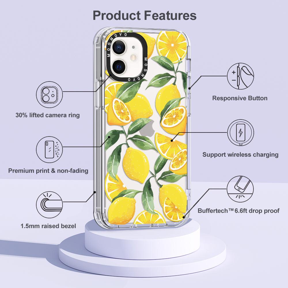 Lemon Phone Case - iPhone 12 Case - MOSNOVO