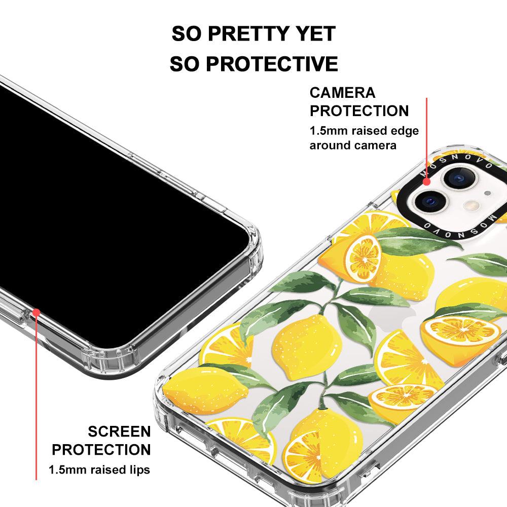 Lemon Phone Case - iPhone 12 Case - MOSNOVO