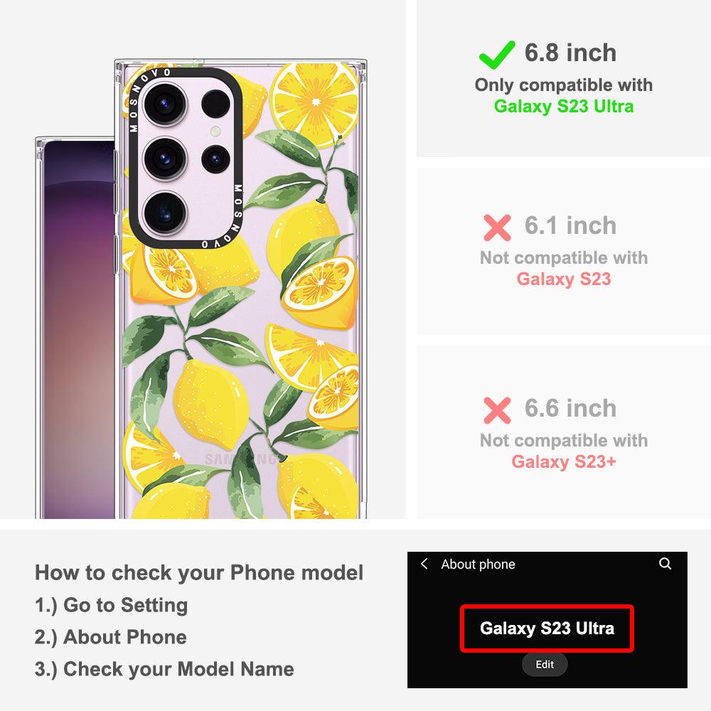 Lemon Phone Case - Samsung Galaxy S23 Ultra Case - MOSNOVO