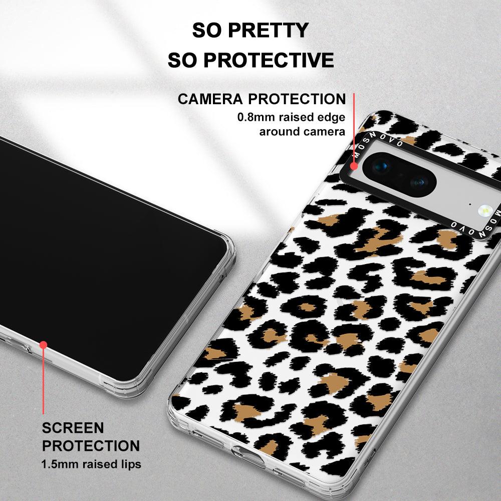 Leopard Print Phone Case - Google Pixel 7 Case - MOSNOVO