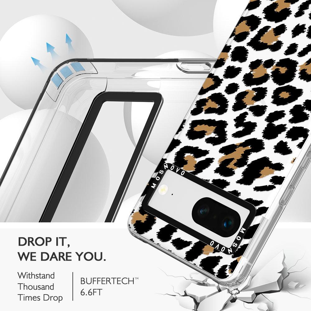 Leopard Print Phone Case - Google Pixel 7 Case - MOSNOVO