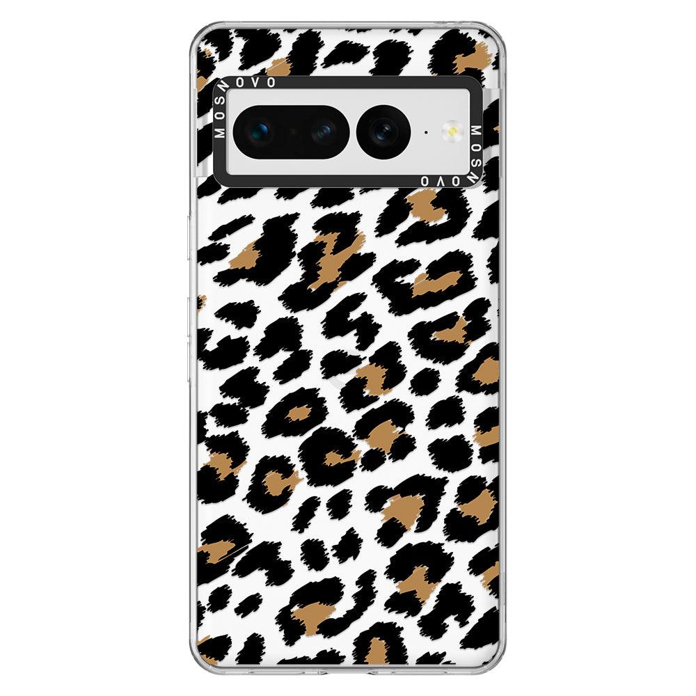 Leopard Print Phone Case - Google Pixel 7 Pro Case - MOSNOVO