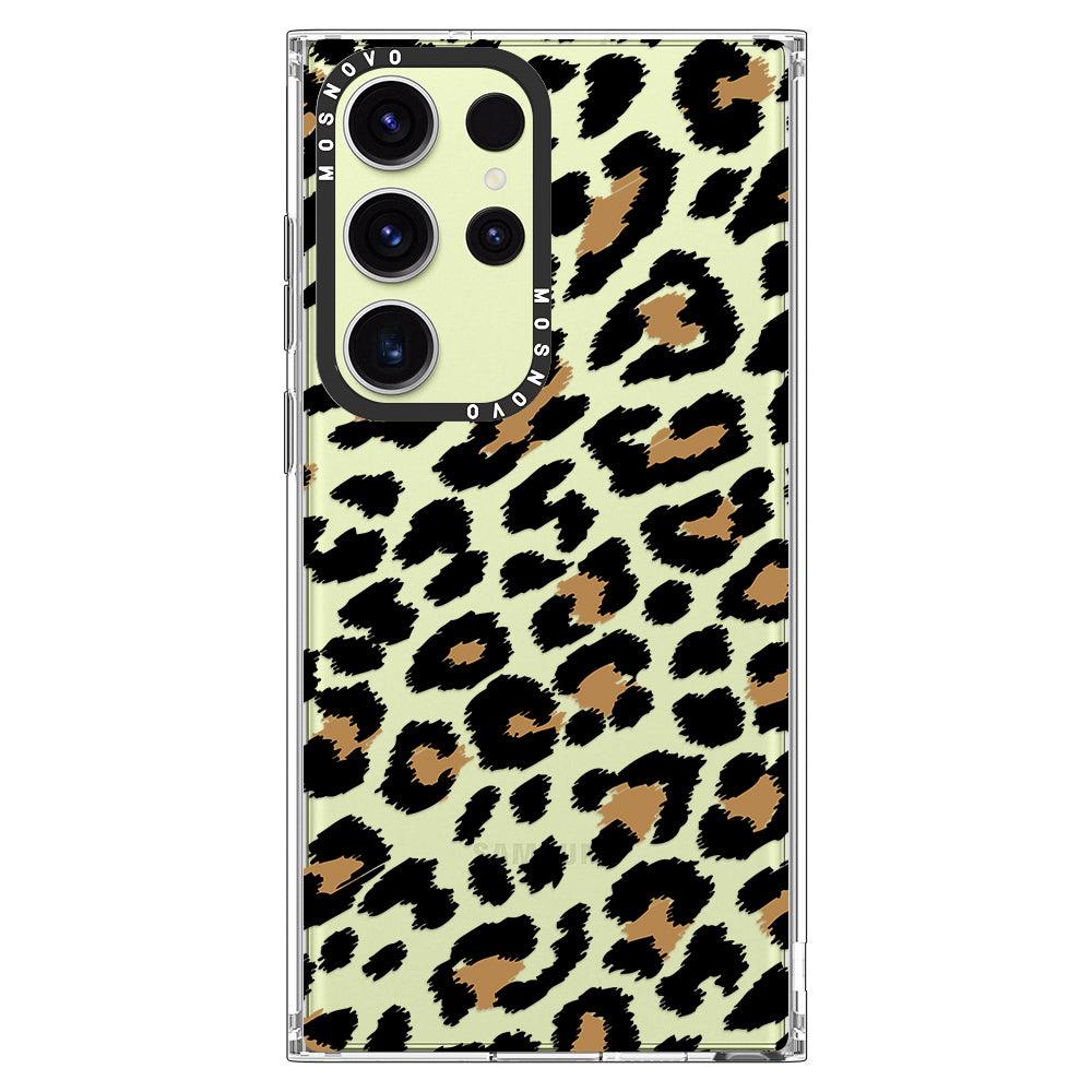 Leopard Print Phone Case - Samsung Galaxy S23 Ultra Case - MOSNOVO