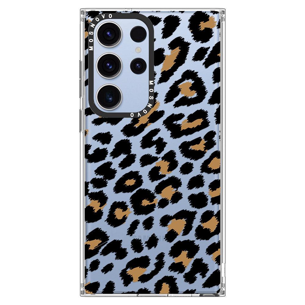 Leopard Print Phone Case - Samsung Galaxy S23 Ultra Case - MOSNOVO