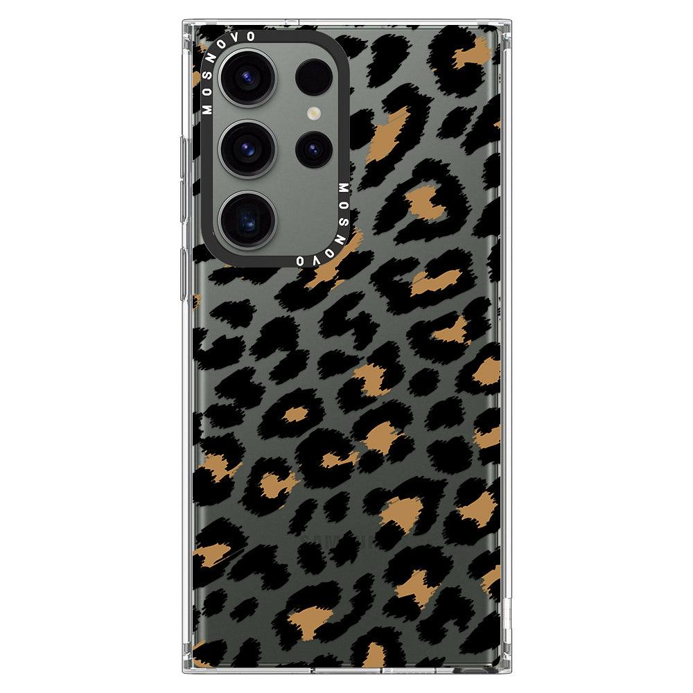 Leopard Print Phone Case - Samsung Galaxy S23 Ultra Case - MOSNOVO