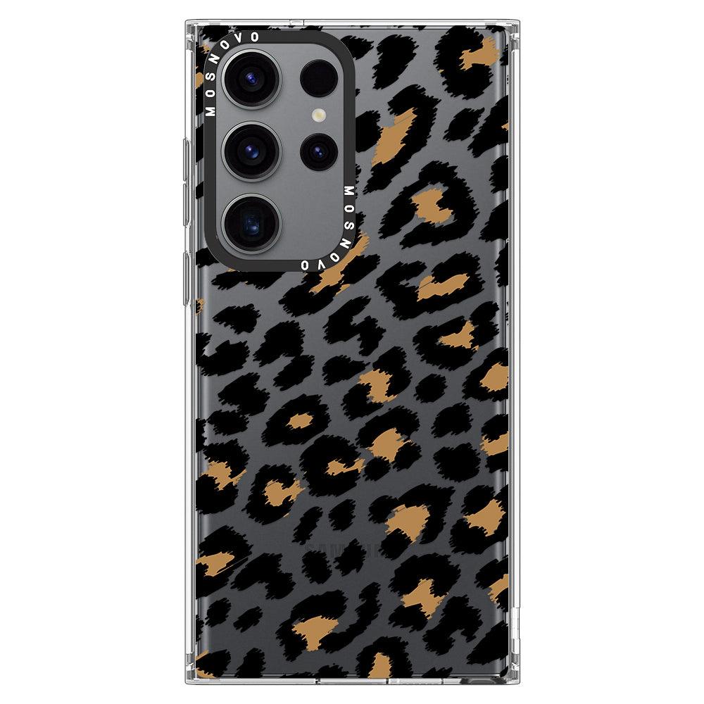 Leopard Print Phone Case - Samsung Galaxy S23 Ultra Case - MOSNOVO