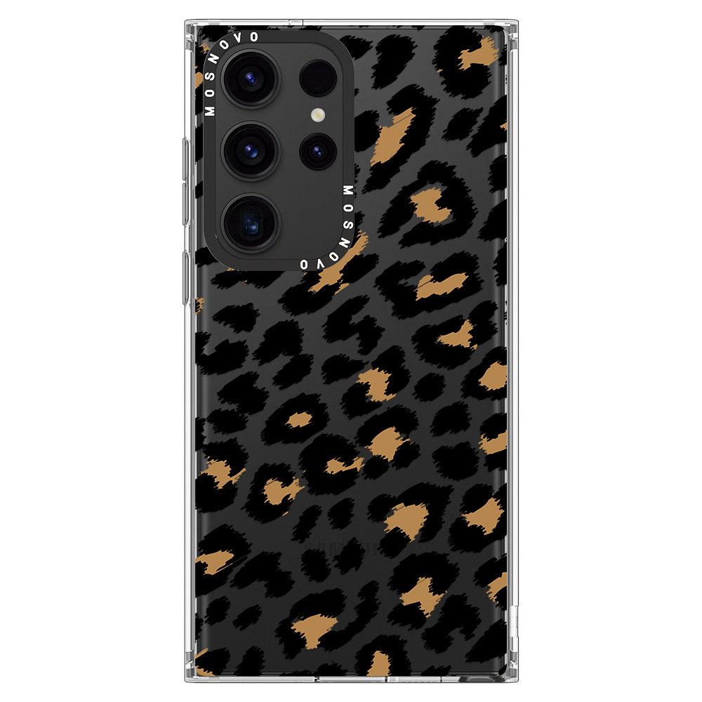 Leopard Print Phone Case - Samsung Galaxy S23 Ultra Case - MOSNOVO