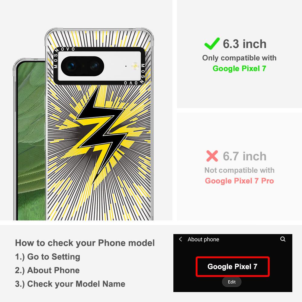 Lightning Bolt Phone Case - Google Pixel 7 Case - MOSNOVO